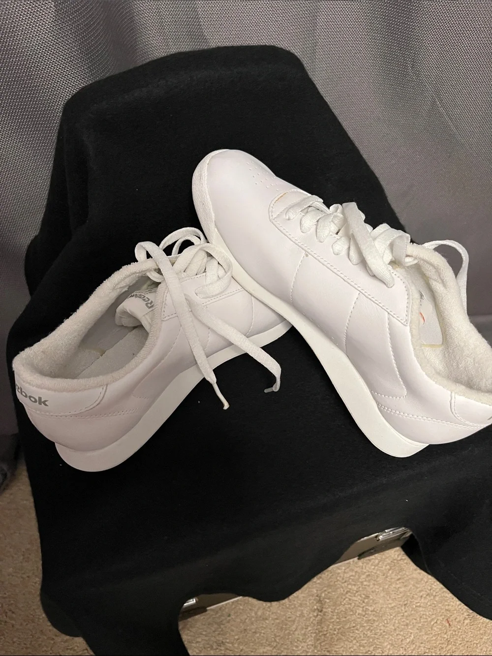 Reebok Women’s White Low-Top Leather Sneakers